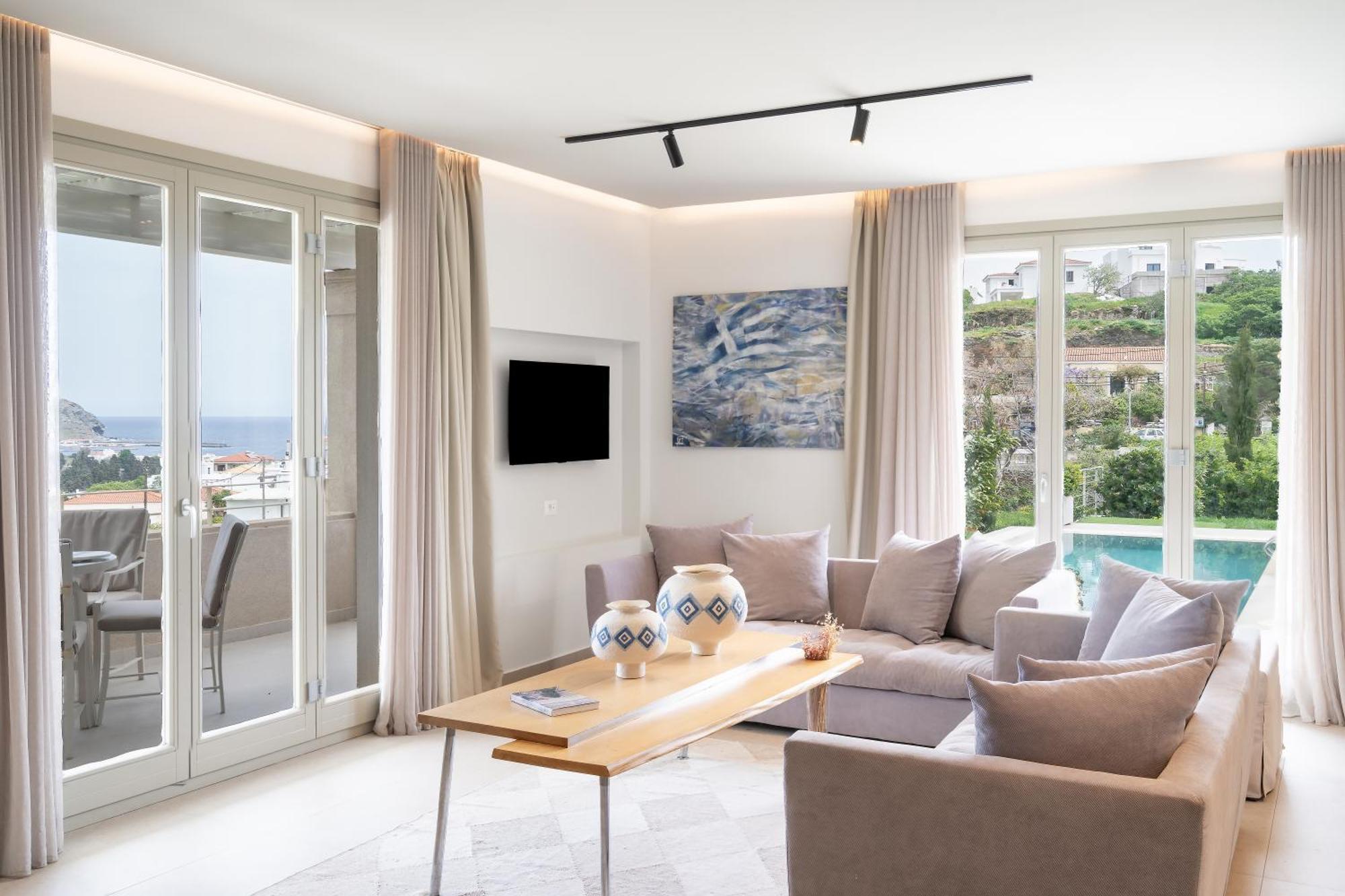 Suitehome Villas With Private Pools By Explore Andros Buitenkant foto
