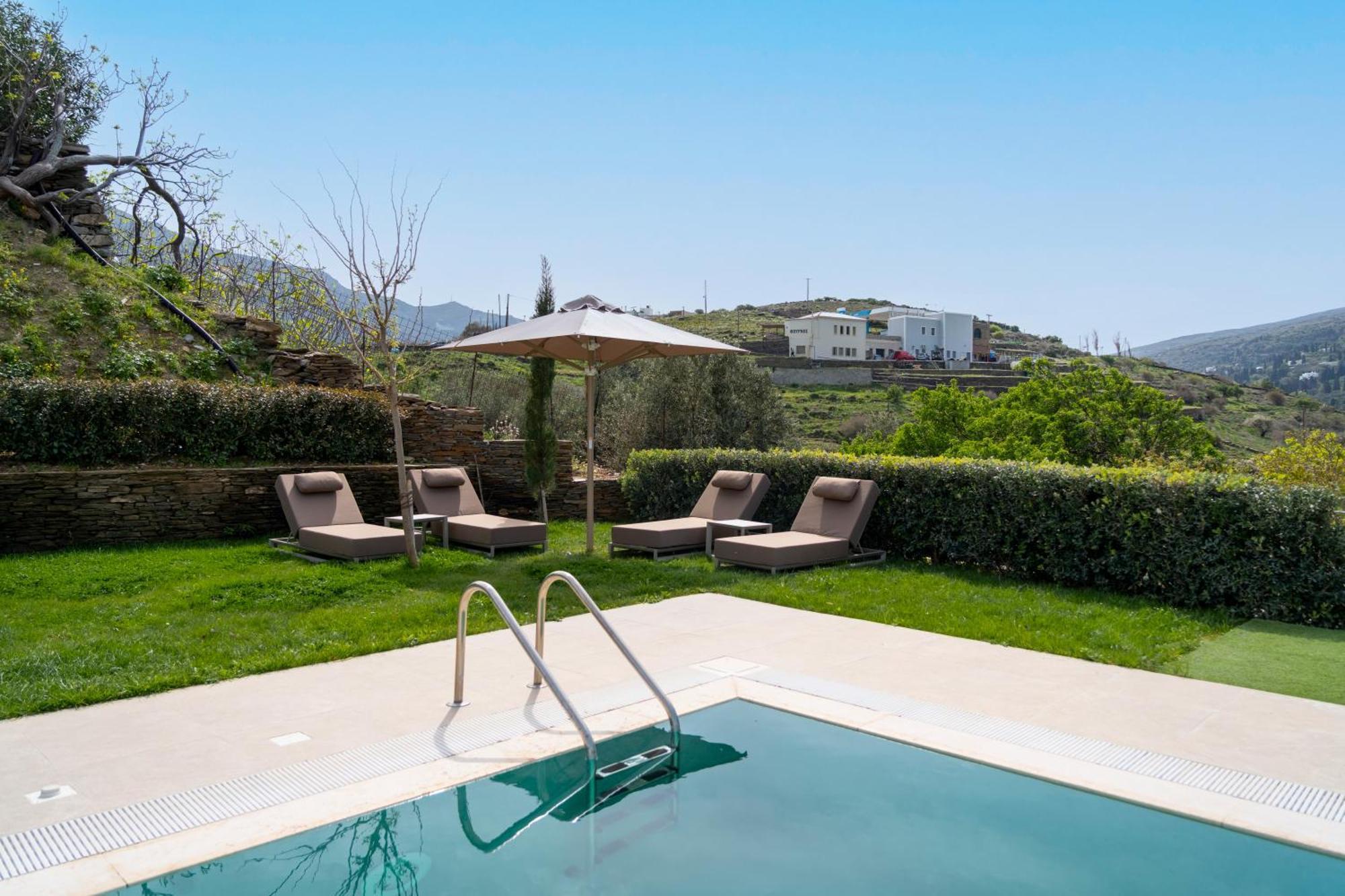 Suitehome Villas With Private Pools By Explore Andros Buitenkant foto