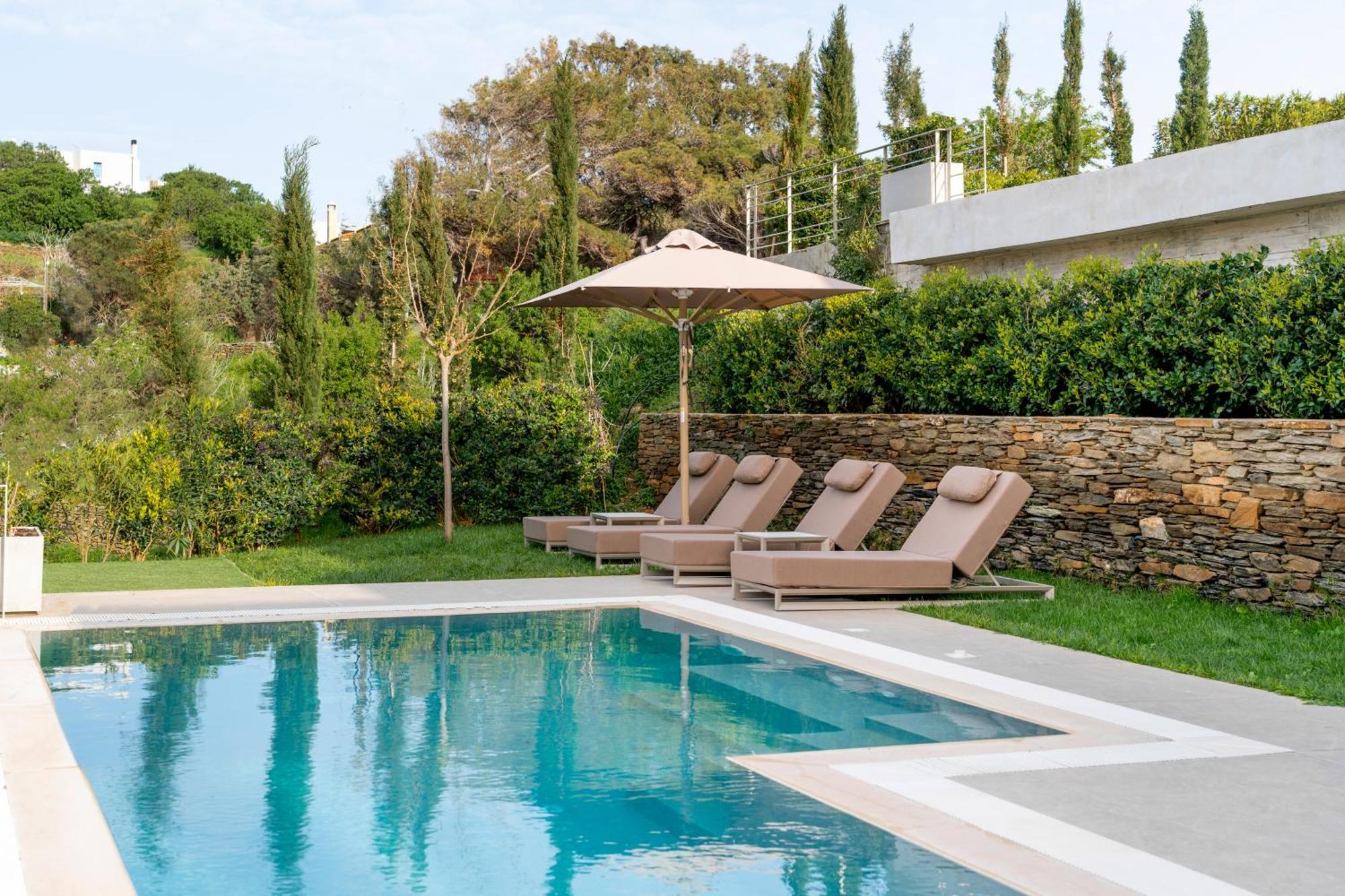 Suitehome Villas With Private Pools By Explore Andros Buitenkant foto