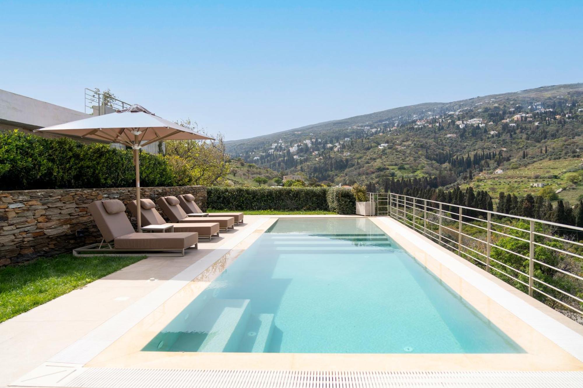 Suitehome Villas With Private Pools By Explore Andros Buitenkant foto